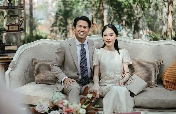 Linh Rin và doanh nhân Phillip Nguyễn kết hôn năm ngoái. Ảnh: Instagram