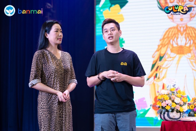 NSND Trịnh Kim Chi và đạo diễn Bảo Chu. Ảnh: NSCC