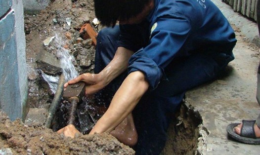 Nhiều khu vực tại TPHCM bị cúp nước đêm nay và mai để khắc phục sự cố đường ống. Ảnh minh họa: Huyền Trân