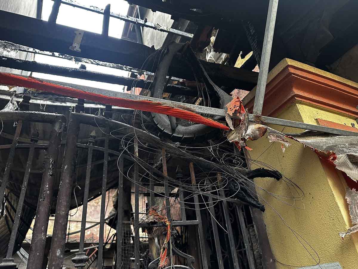 Vụ cháy nhà trọ tại đường Trung Kính, phường Trung Hòa, Cầu Giấy, Hà Nội làm nhiều người tử vong. Ảnh: VGP