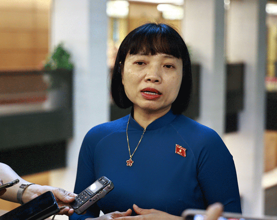 ĐBQH Nguyễn Thị Việt Nga (Đoàn Hải Dương). Ảnh: Cao Nguyên