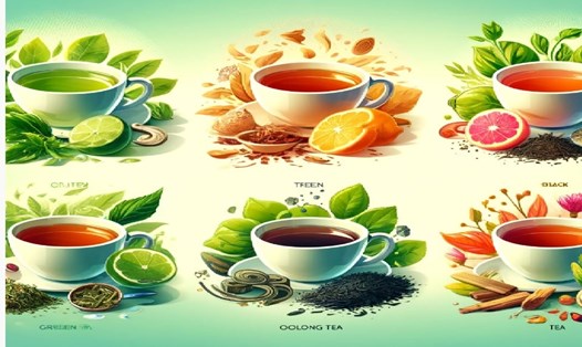 5 loại trà giảm mỡ bụng hiệu quả. Ảnh minh họa