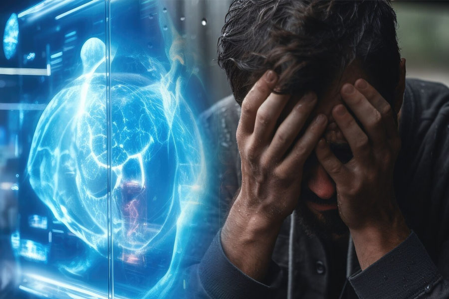 Đàn ông có mức testosterone thấp có nguy cơ mắc bệnh tim cao hơn. Ảnh Ai- Thiện Nhân