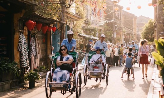 Hội An, Quảng Nam là điểm đến trong mơ đối với nhiều du khách châu Âu. Ảnh: Hoàng Bin