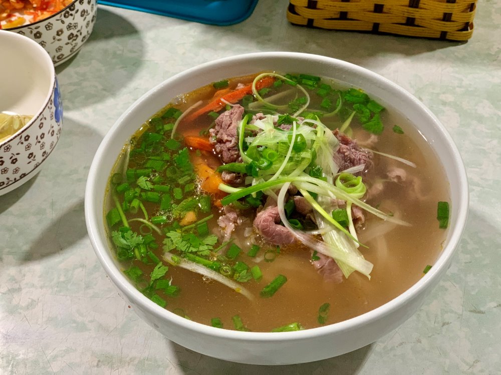 Phở Việt Nam có hương vị đặc trưng riêng, hợp khẩu vị đa số người Hàn. Ảnh: Nhật Minh