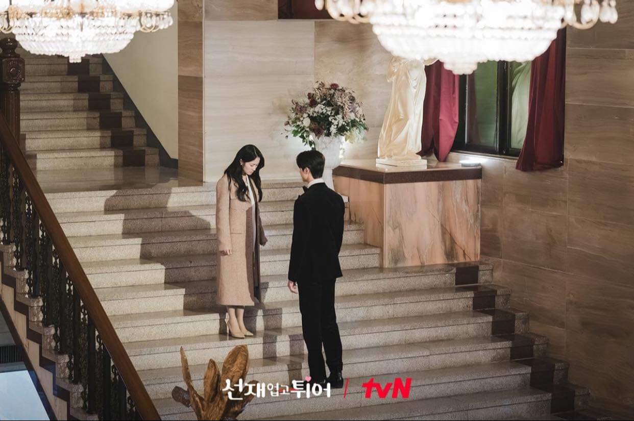 Nhiều chi tiết được dự đoán về đám cưới của Sun Jae và Sol. Ảnh: tvN 