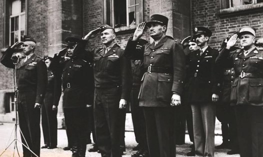 Lính Mỹ chiếm đóng Berlin. Ảnh: Liberation Route Europe