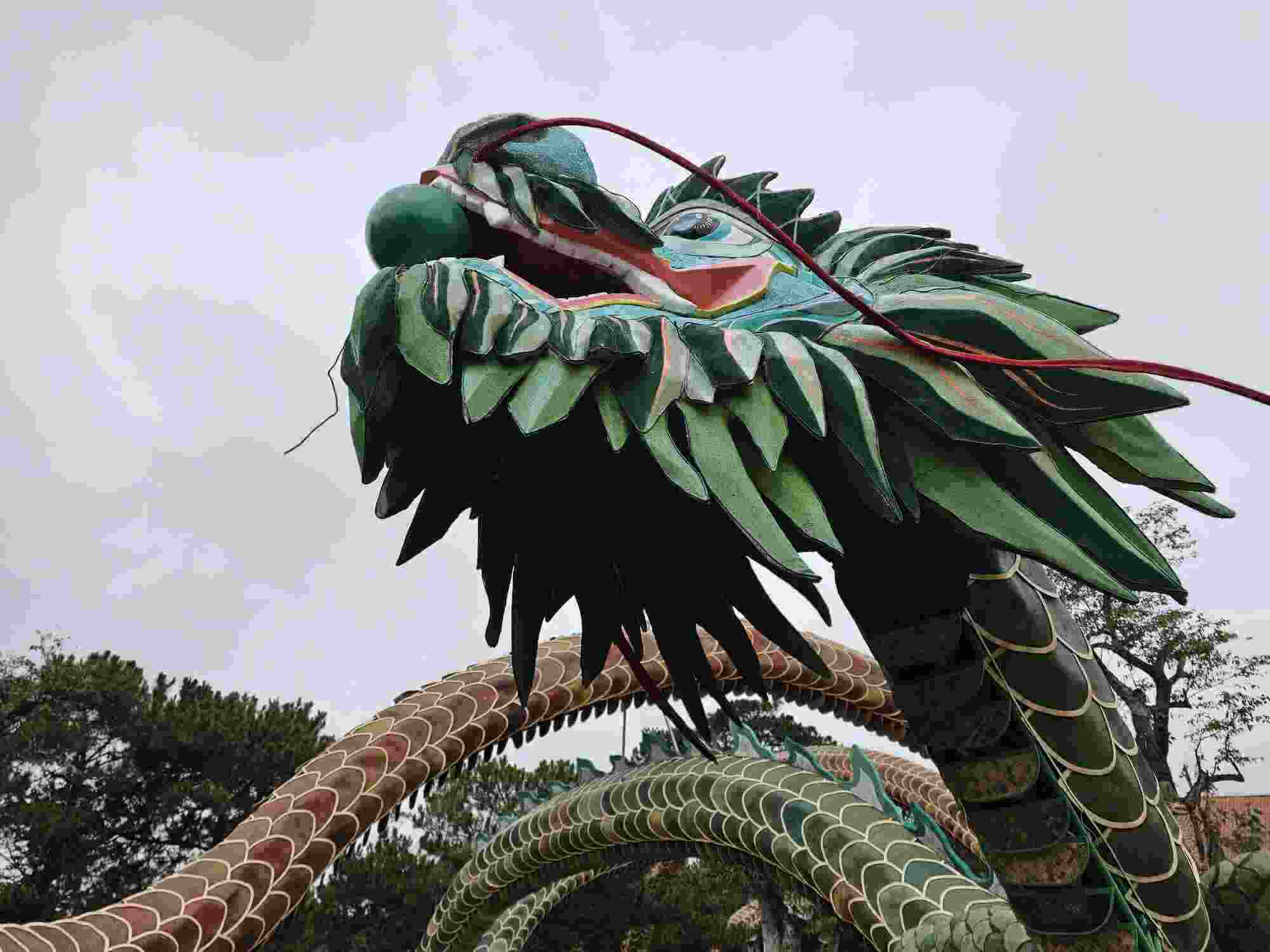 Tuy nhiên, mô hình con rồng không có giấy phép tại Phường 9, TP Đà Lạt. 