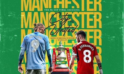 Man City và Man United năm thứ hai liên tiếp gặp nhau ở chung kết FA Cup. Ảnh: Bola