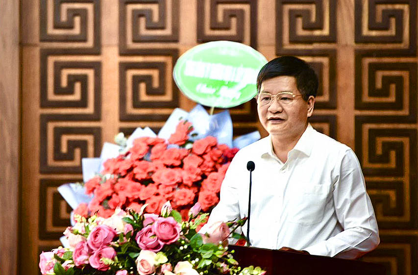 Ông Lê Thành Đô - Chủ tịch UBND tỉnh Điện Biên thông tin đến các doanh nghiệp, nhà đầu tư.