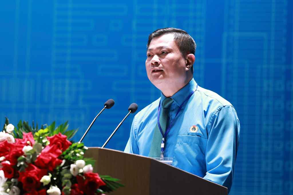 Ông Nguyễn Đình Thắng - Chủ tịch Công đoàn các KCN và chế xuất Hà Nội
