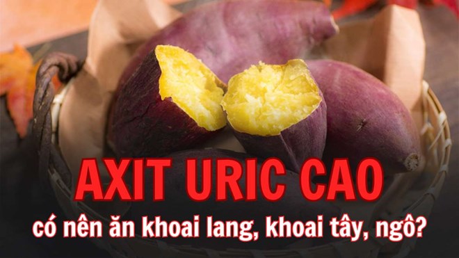 Axit uric cao có nên ăn khoai lang, ngô, khoai tây không?