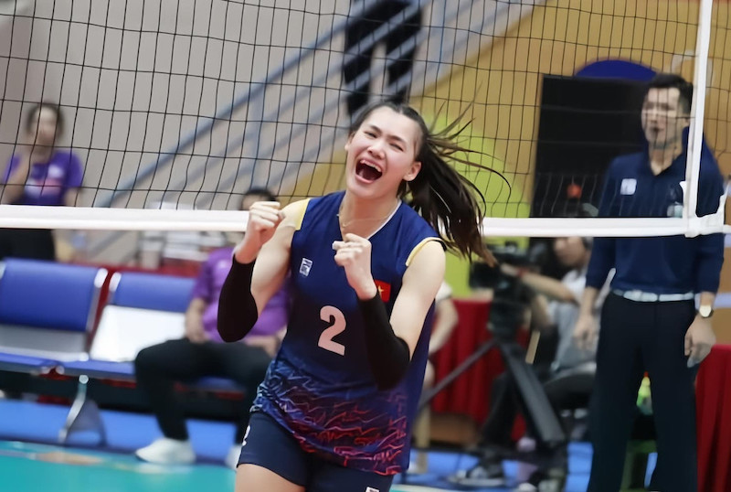 Vận động viên bóng chuyền Vi Thị Yến Nhi. Ảnh: Nhân vật cung cấp