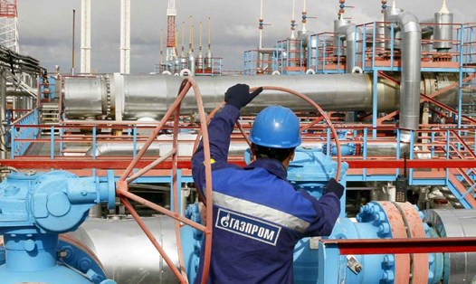 Công nhân của tập đoàn dầu khí Nga Gazprom. Ảnh: NovostiNK.ru