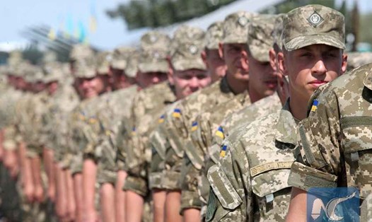 Quân nhân Ukraina. Ảnh tư liệu: Xinhua