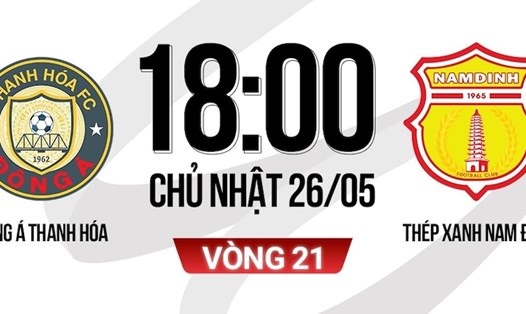 Thanh Hóa chạm trán Nam Định tại vòng 21 V.League 2023-2024. Ảnh: FPT Play