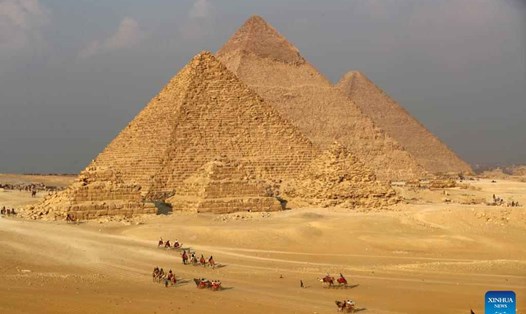 Kim tự tháp Ai Cập. Ảnh: Xinhua