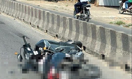 Hiện trường vụ tai nạn giao thông 2 người tử vong ở Đồng Nai. Ảnh: CTV