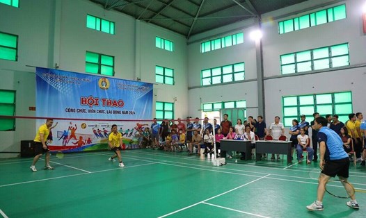 Hơn 350 VĐV tham gia hội thao CNVCLĐ tỉnh Sơn La. Ảnh: Minh Nguyễn
