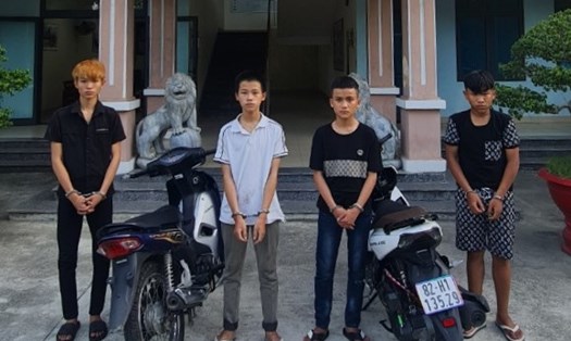 Đà Nẵng bắt giữ các đối tượng chuyên trộm cắp xe máy. Ảnh: Doãn Quang
