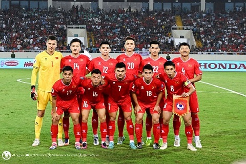 Tuyển Việt Nam vẫn ưu tiên sử dụng các cựu binh ở 2 trận đấu tại Vòng loại World Cup 2026. Ảnh: VFF