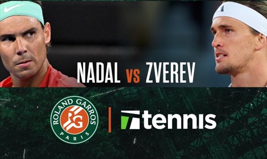 Rafael Nadal dẫn 7-3 trong những lần đối đầu Alexander Zverev. Ảnh: Tennis Channel