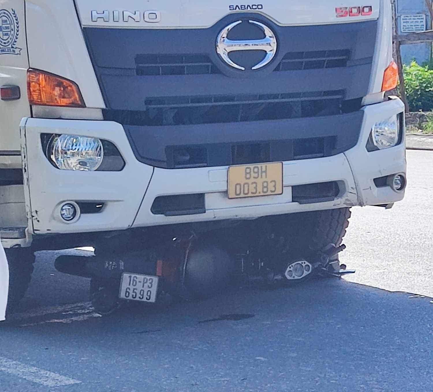 Hiện trường vụ tai nạn. Ảnh: Long Thành