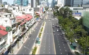 Cấm xe lưu thông vào làn ôtô đường Lê Lợi trung tâm TPHCM trong 9 ngày