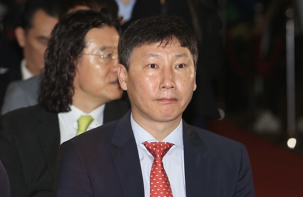 Huấn luyện viên Kim Sang-sik lựa chọn an trong trong bản danh sách đội tuyển Việt Nam. Ảnh: Minh Phong