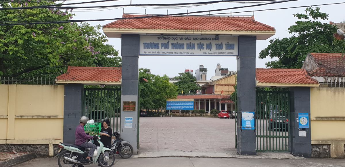 Trường Trọng Điểm, Hạ Long sẽ chuyển sang vị trí mới, được xây dựng mới hoàn toàn trên diện tích khoảng 2ha của Trường Dân tộc nội trú tỉnh Quảng Ninh. Ảnh: Nguyễn Hùng