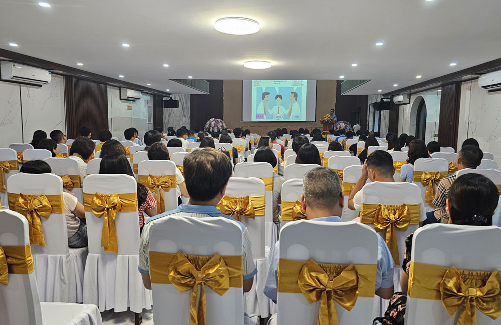 Quang cảnh buổi tập huấn. Ảnh: Bảo Nguyên