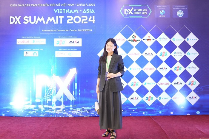 COO Dung Bùi của VNtre.vn - khách mời đặc biệt tại Asia DX Summit 2024. Ảnh: VNtre.vn