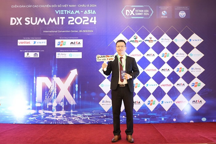 CEO Tony Vũ của job3s là khách mời đặc biệt tại Vietnam - Asia DX Summit 2024. Ảnh: job3s.vn