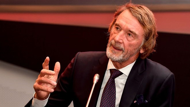 Ngoài Man United, Sir Jim Ratcliffe cũng đang sở hữu Nice.  Ảnh: AFP 