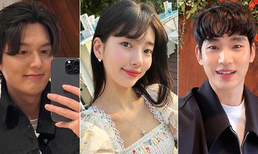 Lee Min Ho, Suzy, Kim Soo Hyun. Ảnh: Instagram