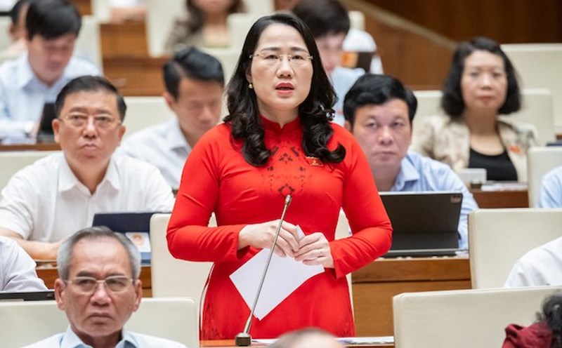 Đại biểu Nguyễn Thị Thủy – (Đoàn Bắc Kạn). Ảnh Quốc hội