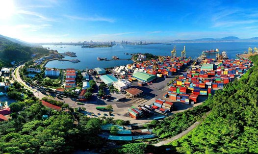 Một góc cảng biển ở Đà Nẵng. Ảnh: Xuân Tú