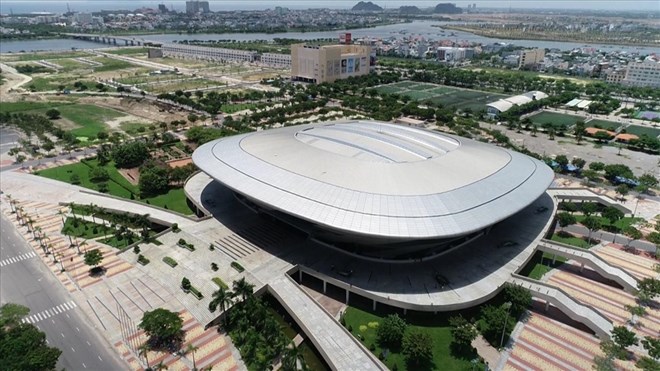 Cung thể thao Tiên Sơn - nơi diễn ra Lễ khai mạc/bế mạc và thi đấu Đại hội. Ảnh: Hữu Long