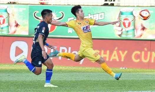 Hoàng Anh Gia Lai tiếp đón Thanh Hóa ở vòng 22 V.League 2023-2024. Ảnh: VPF