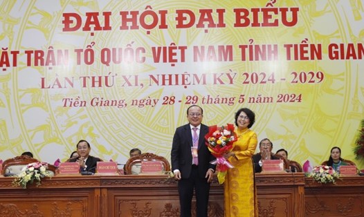 Ông Nguyễn Chí Trung giữ chức Chủ tịch Ủy ban MTTQ Việt Nam tỉnh Tiền Giang. Ảnh: Thành Nhân