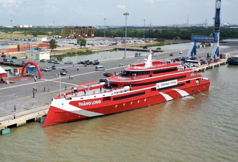 Tàu cao tốc TPHCM - Côn Đảo. Ảnh: Thành An