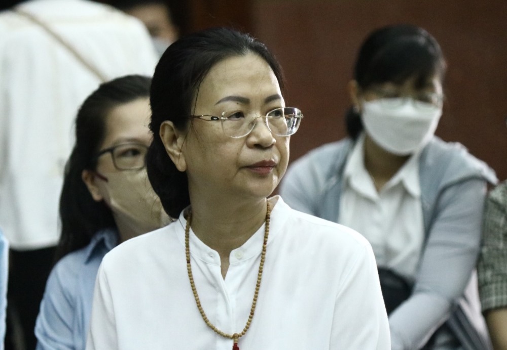 Bị cáo Nguyễn Thị Bích Hạnh. Ảnh: Anh Tú
