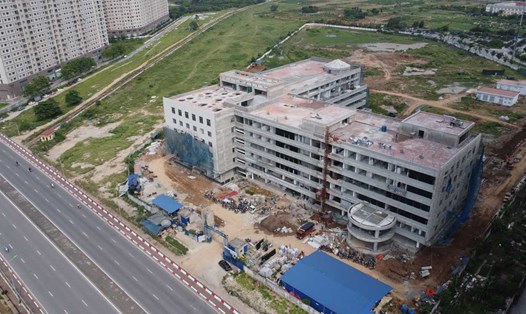 Hình ảnh Bệnh viện Nhi Hà Nội giai đoạn 1. Ảnh: Vĩnh Hoàng