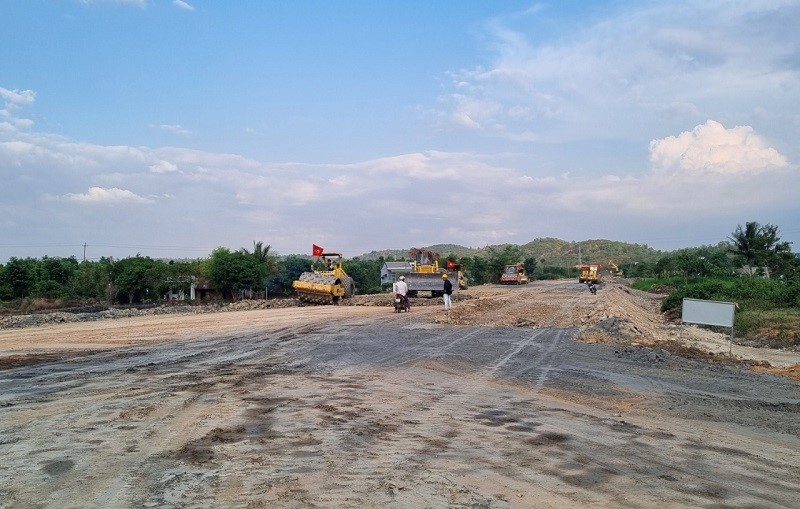 Một góc dự án đường Hồ Chí Minh đoạn tránh phía Đông TP.Buôn Ma Thuột. Ảnh: Bảo Trung