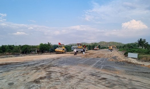 Một góc dự án đường Hồ Chí Minh đoạn tránh phía Đông TP.Buôn Ma Thuột. Ảnh: Bảo Trung