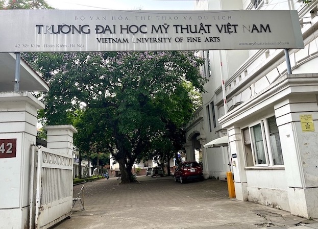 Trụ sở Trường Đại học mỹ thuật Việt Nam. Ảnh: PV