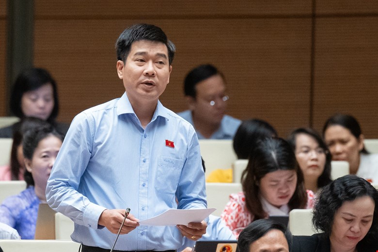 Đại biểu Lê Thanh Hoàn (đoàn Thanh Hóa). Ảnh: Quốc hội.