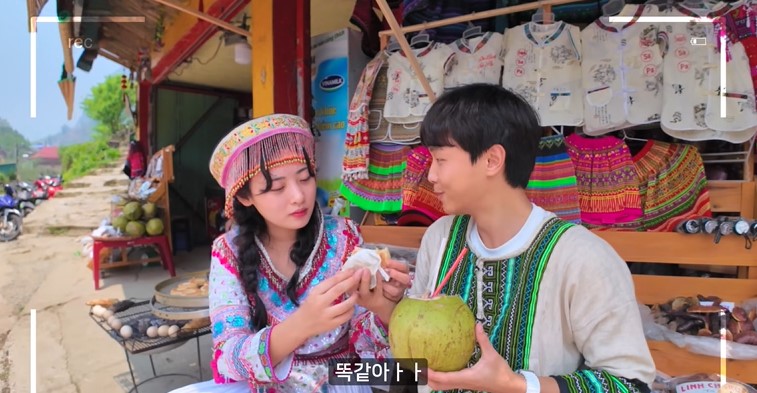 Khách Hàn Quốc sốc khi lần đầu thấy đàn trâu trên đường ở Việt Nam