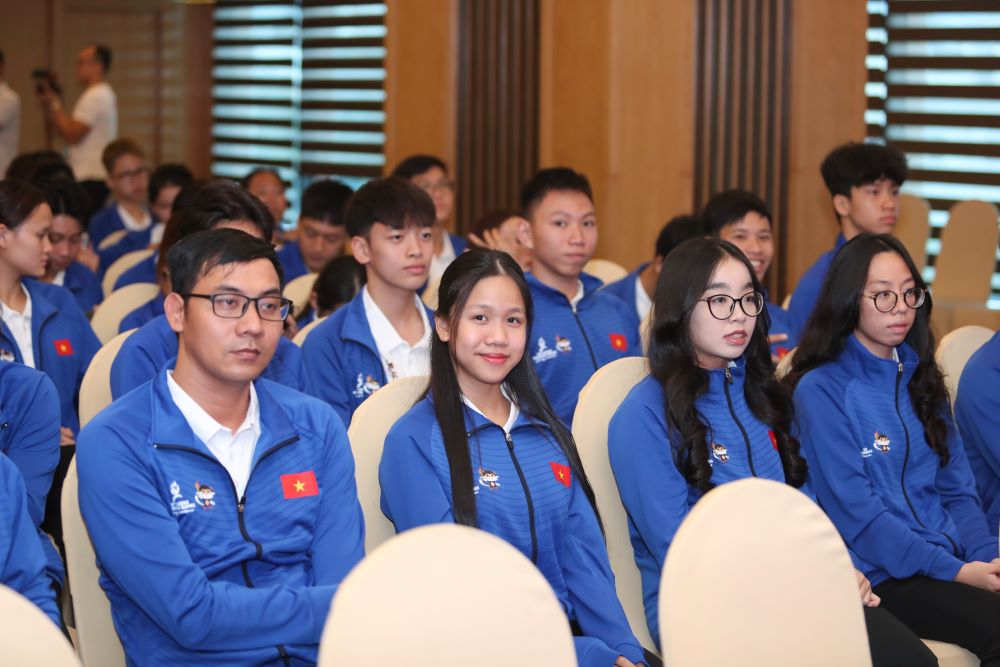 VĐV Việt Nam quyết tâm thi đấu tại Đại hội Thể thao học sinh Đông Nam Á