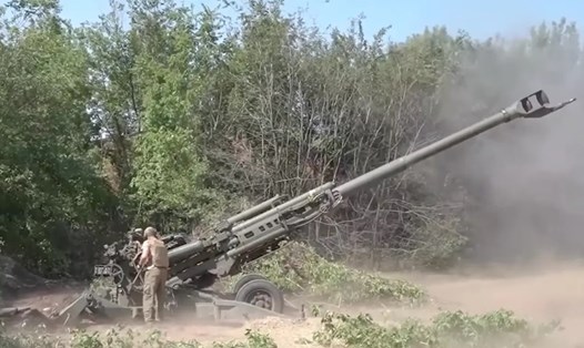 Một quả đạn M982 Excalibur đang được lực lượng Ukraina sử dụng. Ảnh: Chụp màn hình